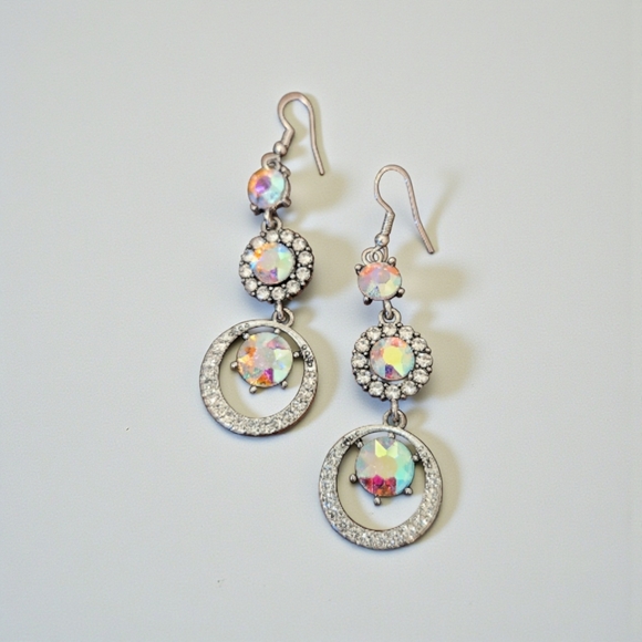 "Enchanting Effulgence" Multi-colored Earrings - Picture 3 of 4